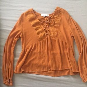 Boho Shirt. Blue Ivy by KC (XS)